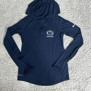 Nike Penn State Dri Fit Hooded Shirt, Size XL